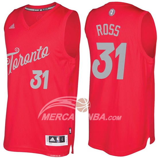 Maglia NBA Christmas 2016 Terrence Ross Toronto Raptors Rosso